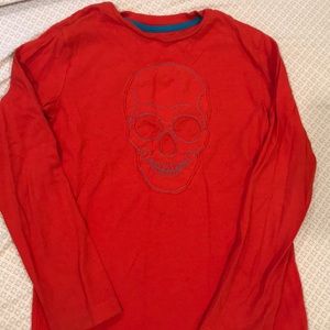 Long sleeve skull t shirt